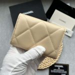 chanel ap1790 19 flap card holder shiny lambskin gold tone ruthenium finish metal beige 004 luxibags.ru .jpg