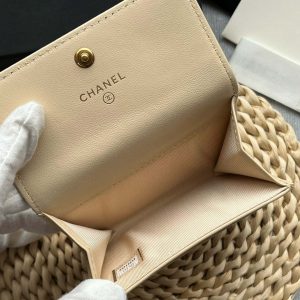 chanel ap1790 19 flap card holder shiny lambskin gold tone ruthenium finish metal beige 009 luxibags.ru .jpg