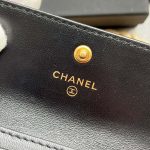 chanel ap1790 19 flap card holder shiny lambskin gold tone ruthenium finish metal black 008 luxibags.ru .jpg