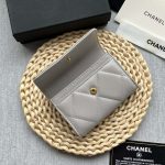 chanel ap1790 19 flap card holder shiny lambskin gold tone ruthenium finish metal gray 007 luxibags.ru .jpg
