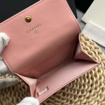 chanel ap1790 19 flap card holder shiny lambskin gold tone ruthenium finish metal pink 009 luxibags.ru .jpg
