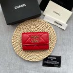chanel ap1790 19 flap card holder shiny lambskin gold tone ruthenium finish metal red 001 luxibags.ru .jpg