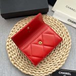 chanel ap1790 19 flap card holder shiny lambskin gold tone ruthenium finish metal red 007 luxibags.ru .jpg