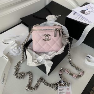 chanel ap2718 small vanity with chain calfskin pink 001 luxibags.ru .jpg