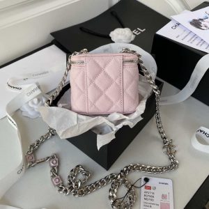 chanel ap2718 small vanity with chain calfskin pink 002 luxibags.ru .jpg
