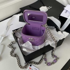 chanel ap2718 small vanity with chain calfskin purple 008 luxibags.ru .jpg