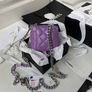 chanel ap2718 small vanity with chain purple lambskin 002 luxibags.ru .jpg