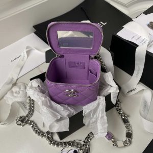 chanel ap2718 small vanity with chain purple lambskin 008 luxibags.ru .jpg