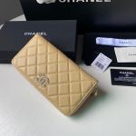 chanel ap2739 flap wallet grained shiny calfskin apricot 03 luxibags.ru .jpg