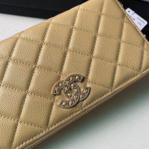 chanel ap2739 flap wallet grained shiny calfskin apricot 06 luxibags.ru .jpg