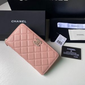 chanel ap2739 flap wallet grained shiny calfskin pink 03 luxibags.ru .jpg