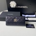 chanel ap2740 long flap wallet grained shiny calfskin black 01 luxibags.ru .jpg
