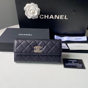 chanel ap2740 long flap wallet grained shiny calfskin black 01 luxibags.ru .jpg