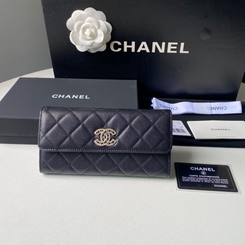 chanel ap2740 long flap wallet grained shiny calfskin black 01 luxibags.ru .jpg