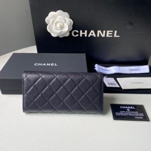 chanel ap2740 long flap wallet grained shiny calfskin black 02 luxibags.ru .jpg