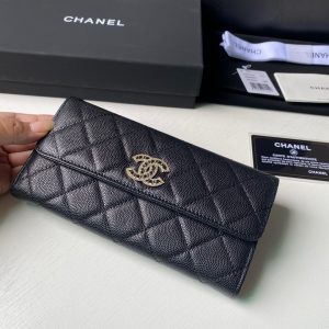 chanel ap2740 long flap wallet grained shiny calfskin black 05 luxibags.ru .jpg