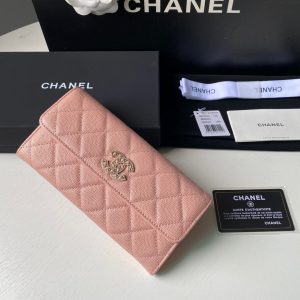 chanel ap2740 long flap wallet grained shiny calfskin pink 03 luxibags.ru .jpg