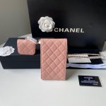 chanel ap2742 phone airpods pro case with chain grained shiny pink 02 luxibags.ru .jpg