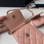 chanel ap2742 phone airpods pro case with chain grained shiny pink 07 luxibags.ru .jpg