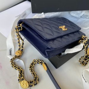 chanel ap2840 small flap bags calfskin navy blue 5 luxibags.ru .jpg