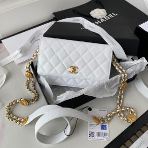 chanel ap2840 small flap bags calfskin white 1 luxibags.ru .jpg