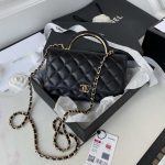 chanel ap2844 wallet on chain lambskin bag with top handle light gold black 001 luxibags.ru .jpg