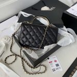 chanel ap2844 wallet on chain lambskin bag with top handle light gold black 002 luxibags.ru .jpg