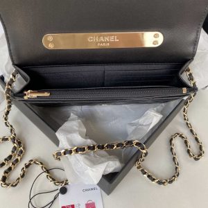 chanel ap2844 wallet on chain lambskin bag with top handle light gold black 007 luxibags.ru .jpg