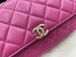 chanel ap2844 wallet on chain lambskin bag with top handle light gold dark pink 003 luxibags.ru .jpg