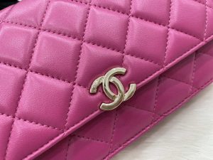 chanel ap2844 wallet on chain lambskin bag with top handle light gold dark pink 003 luxibags.ru .jpg