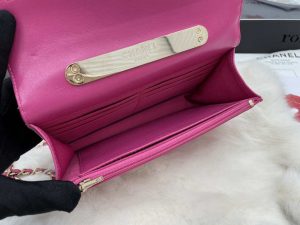 chanel ap2844 wallet on chain lambskin bag with top handle light gold dark pink 008 luxibags.ru .jpg