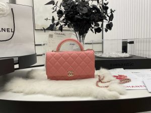 chanel ap2844 wallet on chain lambskin bag with top handle light gold pink 001 luxibags.ru .jpg