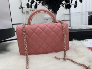 chanel ap2844 wallet on chain lambskin bag with top handle light gold pink 004 luxibags.ru .jpg