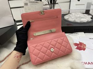 chanel ap2844 wallet on chain lambskin bag with top handle light gold pink 007 luxibags.ru .jpg