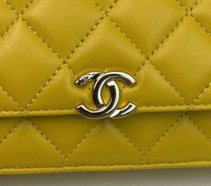chanel ap2844 wallet on chain lambskin bag with top handle light gold yellow 003 luxibags.ru .jpg