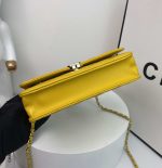 chanel ap2844 wallet on chain lambskin bag with top handle light gold yellow 009 luxibags.ru .jpg