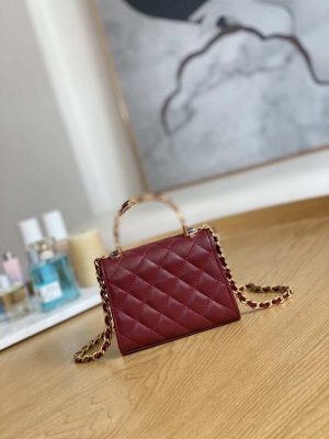 chanel ap2944 clutch with chain lambskin wine red 002 luxibags.ru .jpg