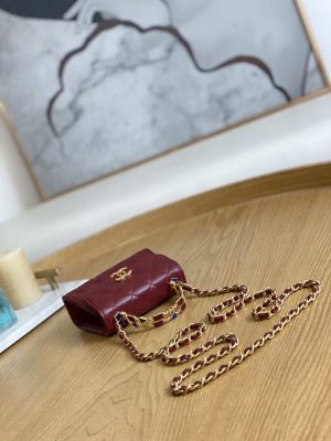chanel ap2944 clutch with chain lambskin wine red 006 luxibags.ru .jpg