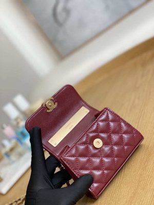 chanel ap2944 clutch with chain lambskin wine red 008 luxibags.ru .jpg