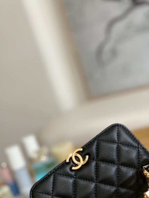 chanel ap2945 clutch with chain lambskin black gold 004 luxibags.ru .jpg