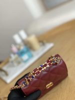 chanel ap2945 clutch with chain lambskin wine gold 005 luxibags.ru .jpg