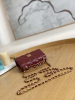 chanel ap2945 clutch with chain lambskin wine gold 006 luxibags.ru .jpg