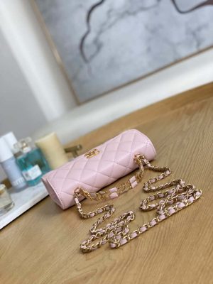 chanel ap2946 phone holder clutch with chain lambskin pink 006 luxibags.ru .jpg