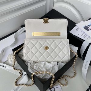 chanel ap2946 phone holder clutch with chain lambskin white 007 luxibags.ru .jpg