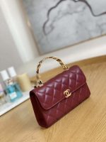 chanel ap2946 phone holder clutch with chain lambskin wine red 003 luxibags.ru .jpg