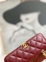 chanel ap2946 phone holder clutch with chain lambskin wine red 004 luxibags.ru .jpg