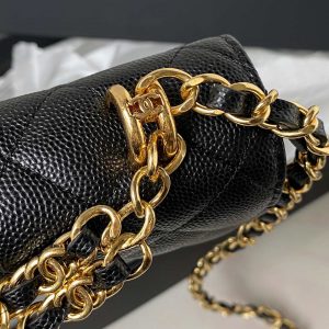 chanel ap3019 small flap bag woc calfskin phone bag black 004 luxibags.ru .jpg