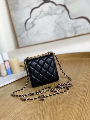 chanel ap3020 clutch with chain lambskip gold tone metal black 002 luxibags.ru .jpg