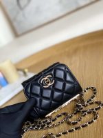 chanel ap3020 clutch with chain lambskip gold tone metal black 003 luxibags.ru .jpg