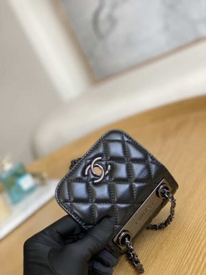 chanel ap3020 clutch with chain lambskip gold tone metal black with black 003 luxibags.ru .jpg